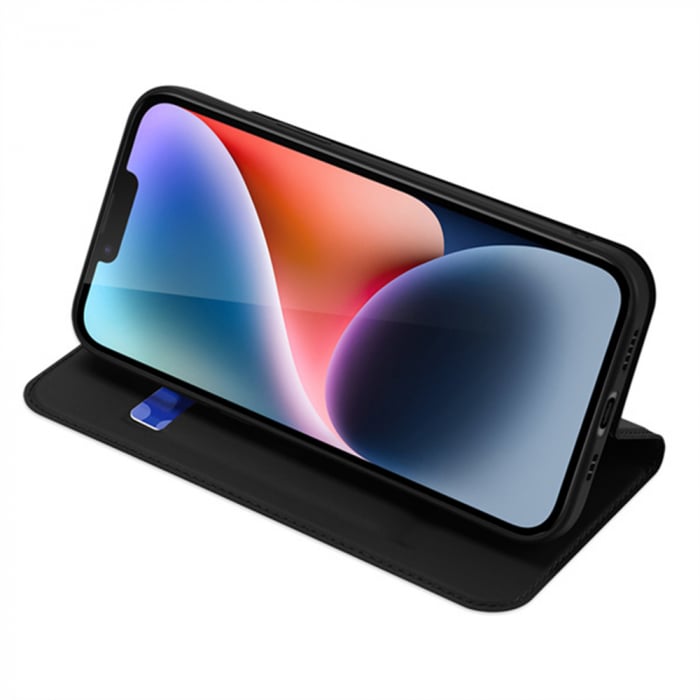 Husa iPhone 14, Dux Ducis Skin Pro Flip Book, Negru [3]