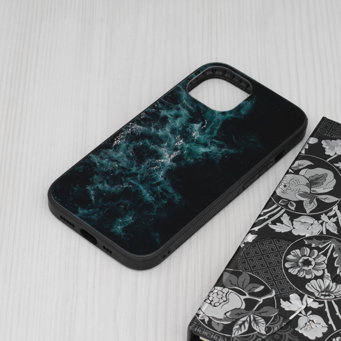 Husa iPhone 14, Glaze Series, Blue Nebula [5]