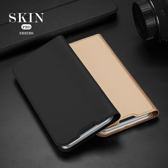 Husa iPhone 14 Plus, Dux Ducis Skin Pro Flip Book, Negru [6]