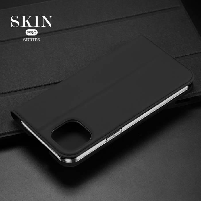 Husa iPhone 14 Plus, Dux Ducis Skin Pro Flip Book, Negru [4]