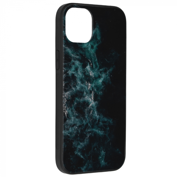 Husa iPhone 14 Plus, Glaze Series, Blue Nebula [2]