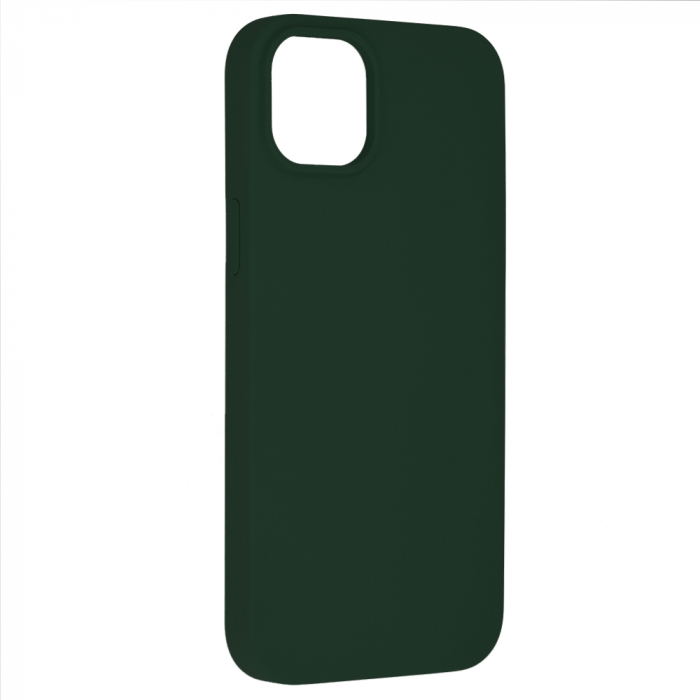 Husa iPhone 14 Plus, Soft Edge Silicone, Dark Green [2]