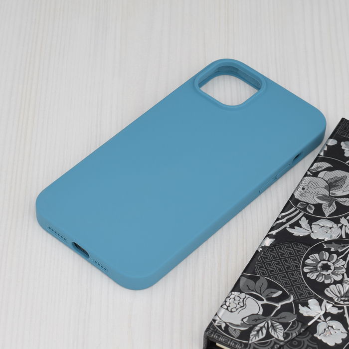 Husa iPhone 14 Plus, Soft Edge Silicone, Denim Blue [3]