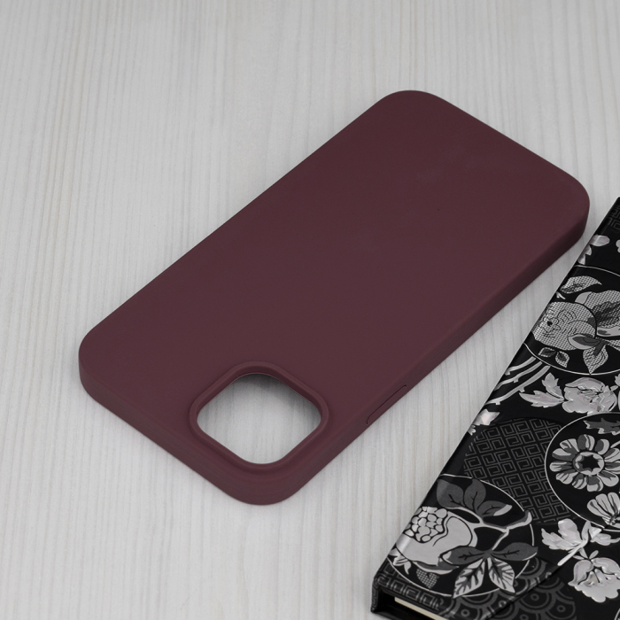 Husa iPhone 14 Plus, Soft Edge Silicone, Plum Violet [4]