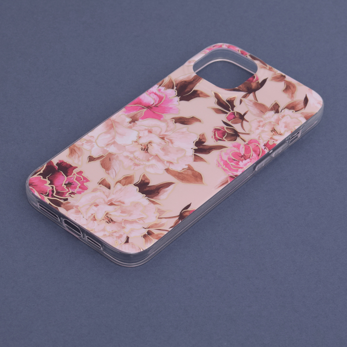 Husa iPhone 14 Plus, Techsuit Marble Series, Mary Berry Nude [5]