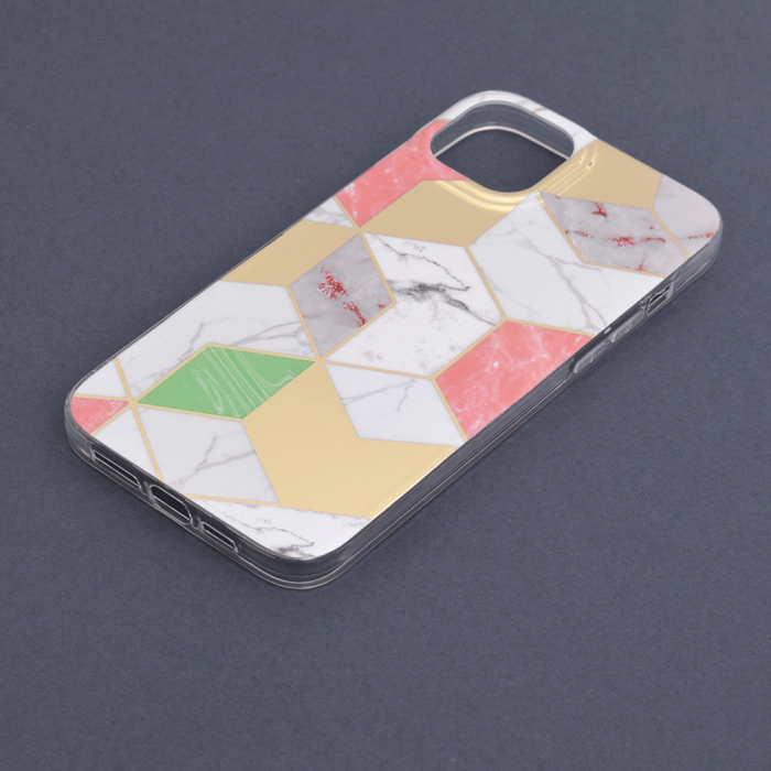 Husa iPhone 14 Plus, Techsuit Marble Series, Purple Hex [5]