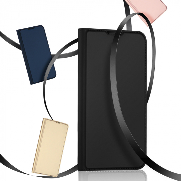 Husa iPhone 14 Pro, Dux Ducis Skin Pro Flip Book, Negru [4]