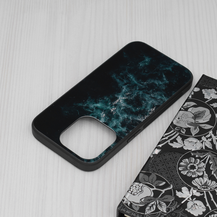 Husa iPhone 14 Pro, Glaze Series, Blue Nebula [5]