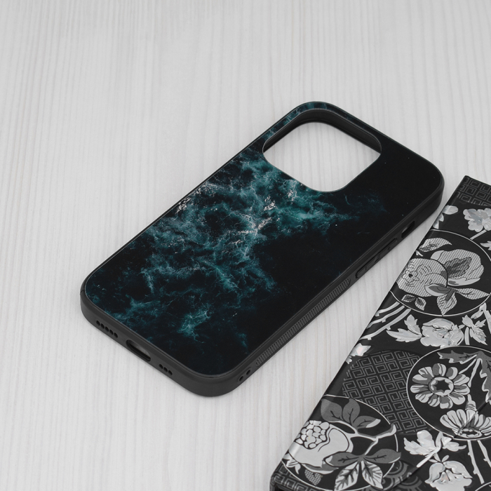 Husa iPhone 14 Pro, Glaze Series, Blue Nebula [4]