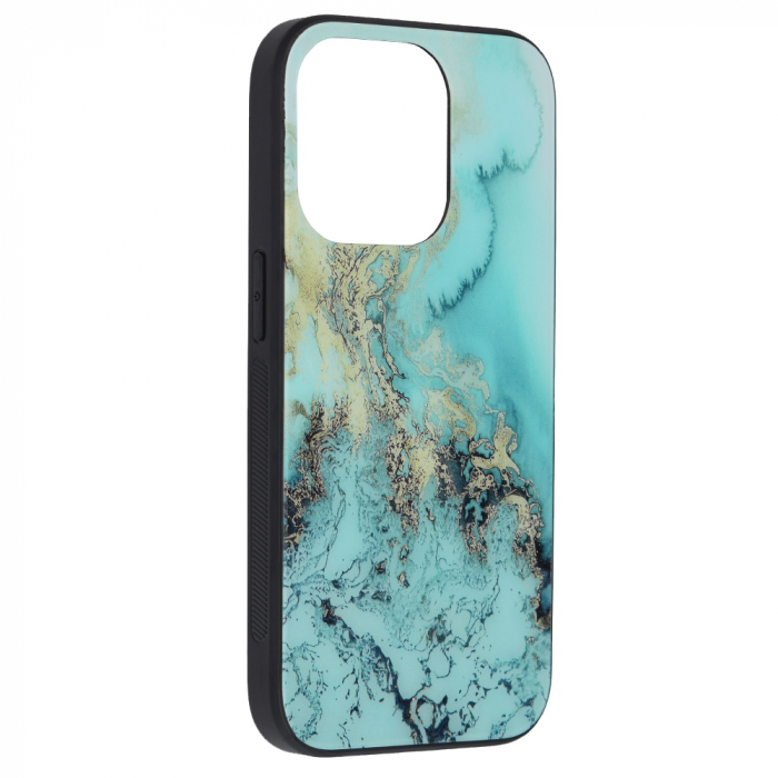 Husa iPhone 14 Pro, Glaze Series, Blue Ocean [2]