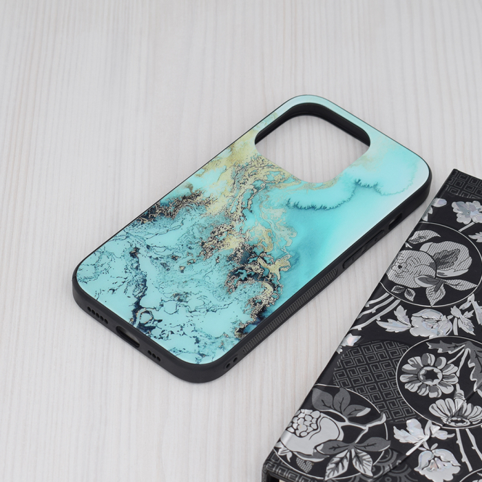 Husa iPhone 14 Pro, Glaze Series, Blue Ocean [4]