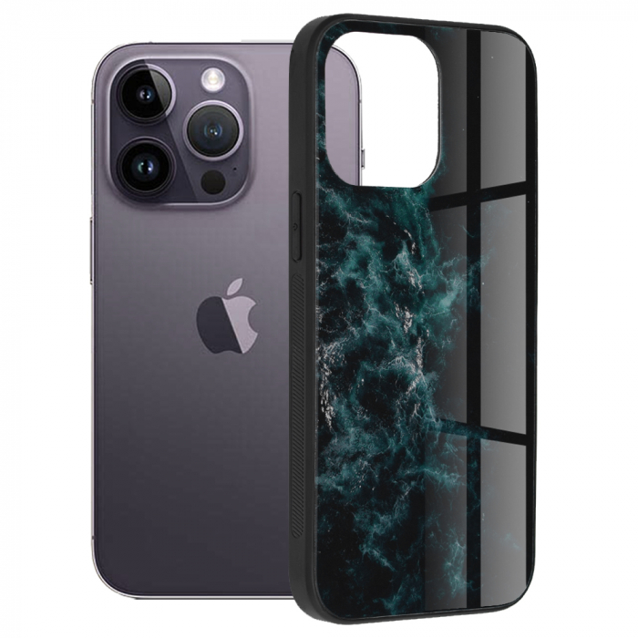 Husa iPhone 14 Pro Max, Glaze Series, Blue Nebula [1]