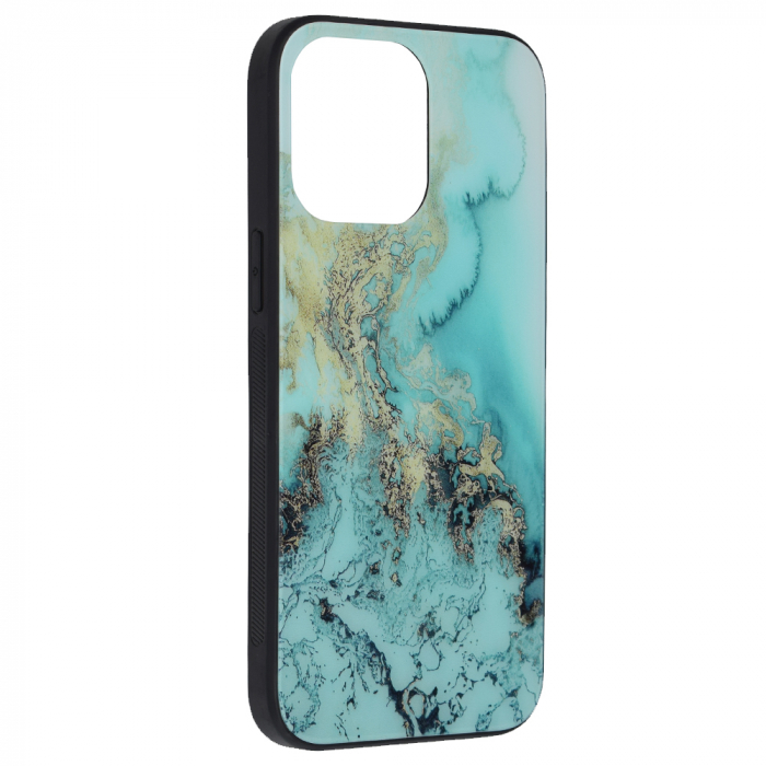 Husa iPhone 14 Pro Max, Glaze Series, Blue Ocean [2]