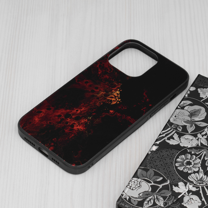 Husa iPhone 14 Pro Max, Glaze Series, Red Nebula [4]