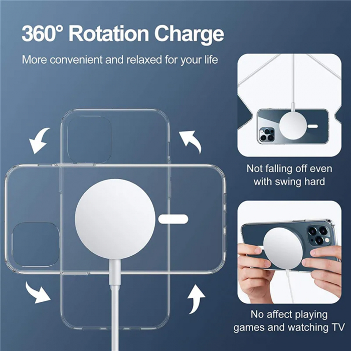 Husa iPhone 14 Pro Max, Techsuit MagSafe Pro, Nude Pink [7]