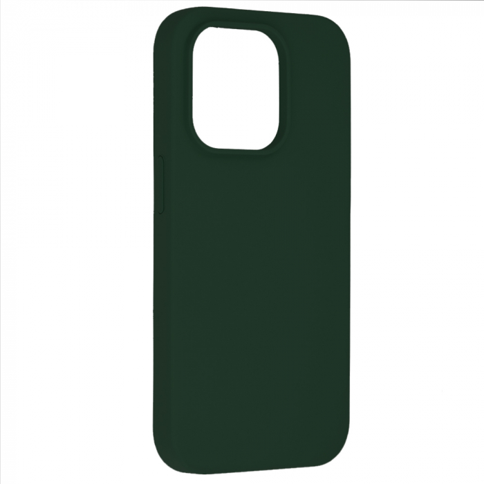Husa iPhone 14 Pro, Soft Edge Silicone, Dark Green [2]