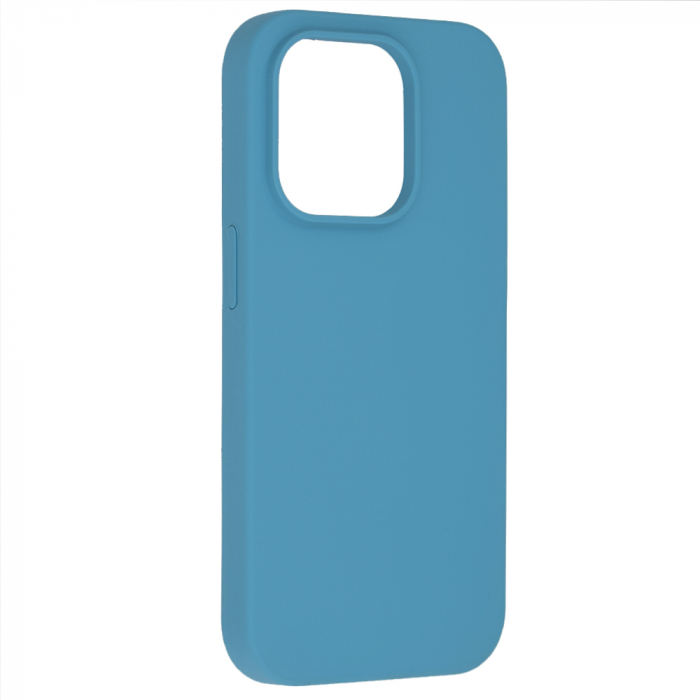 Husa iPhone 14 Pro, Soft Edge Silicone, Denim Blue [2]
