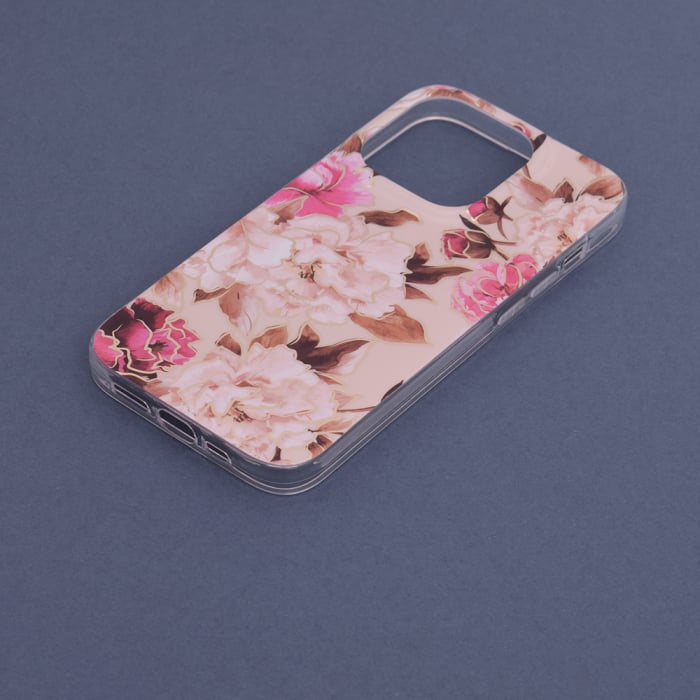 Husa iPhone 14 Pro, Techsuit Marble Series, Mary Berry Nude [5]