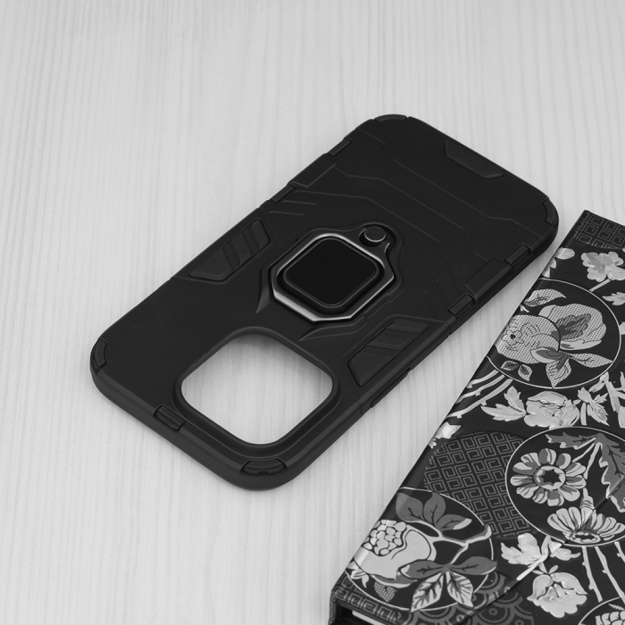 Husa iPhone 14 Pro, Techsuit Shield Ring, Negru [5]