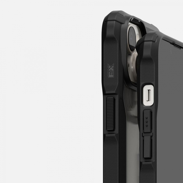 Husa iPhone 14, Ringke Fusion X, Black [7]