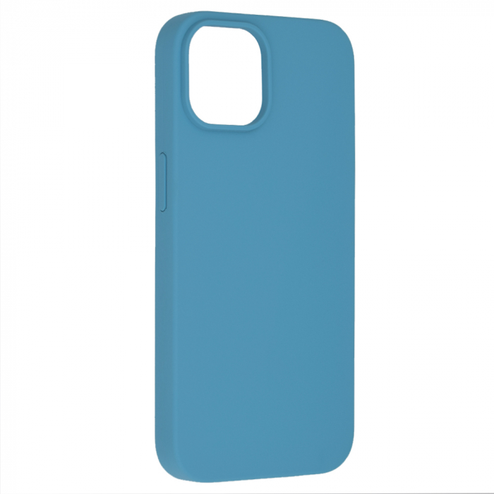 Husa iPhone 14, Soft Edge Silicone, Denim Blue [2]