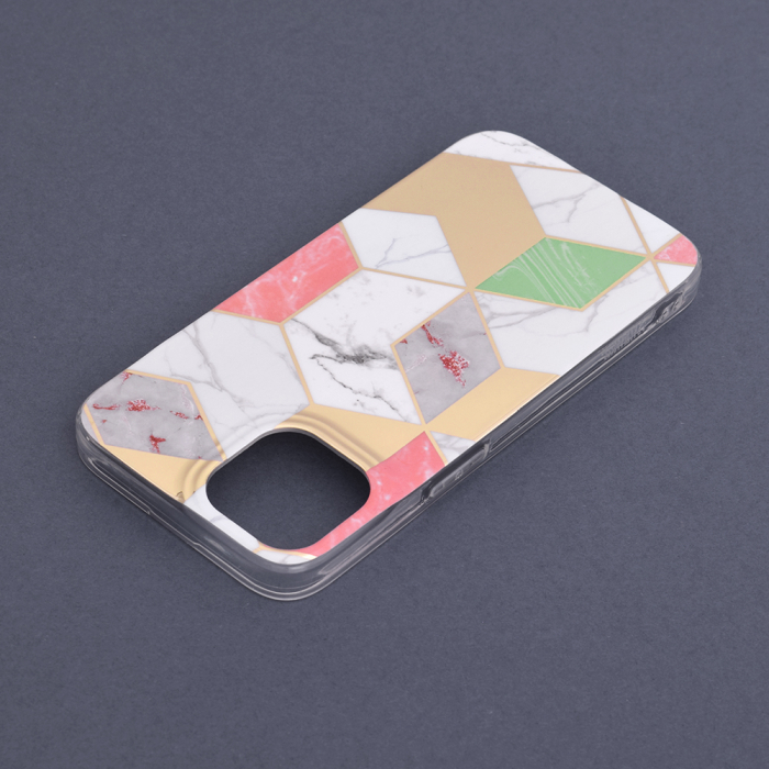 Husa iPhone 14, Techsuit Marble Series, Purple Hex [6]