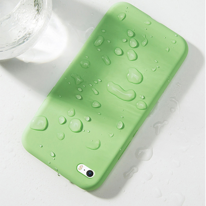 Husa iPhone 5 / 5S / SE, Soft Edge Silicone, Denim Blue [5]