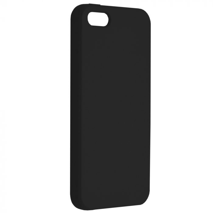 Husa iPhone 5 / 5S / SE, Soft Edge Silicone, Negru [2]