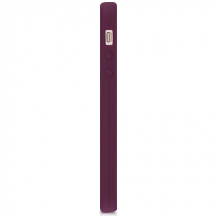Husa iPhone 5 / 5S / SE, Soft Edge Silicone, Plum Violet [6]