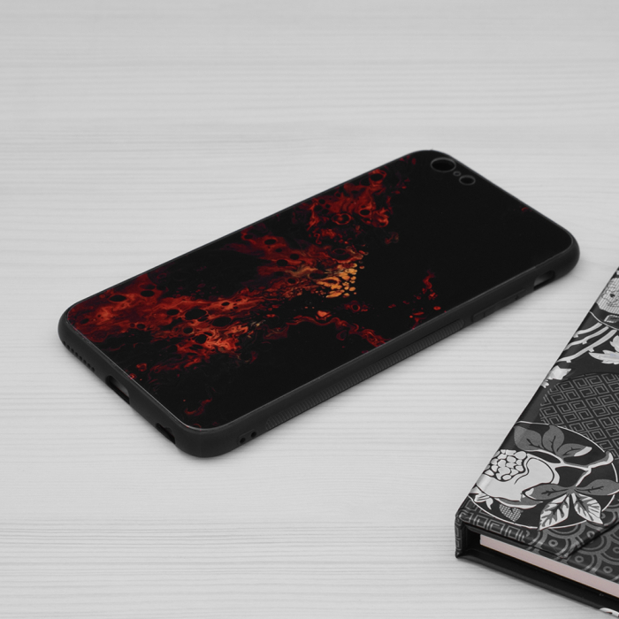 Husa iPhone 6 / 6S, Glaze Series, Red Nebula [5]