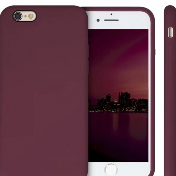 Husa iPhone 6 / 6S, Soft Edge Silicone, Plum Violet [6]