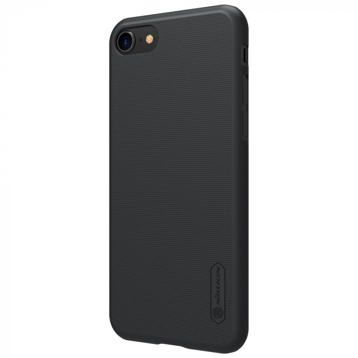 Husa iPhone 7 / 8 / SE 2 (2020), Nillkin Super Frosted Shield, Negru [5]