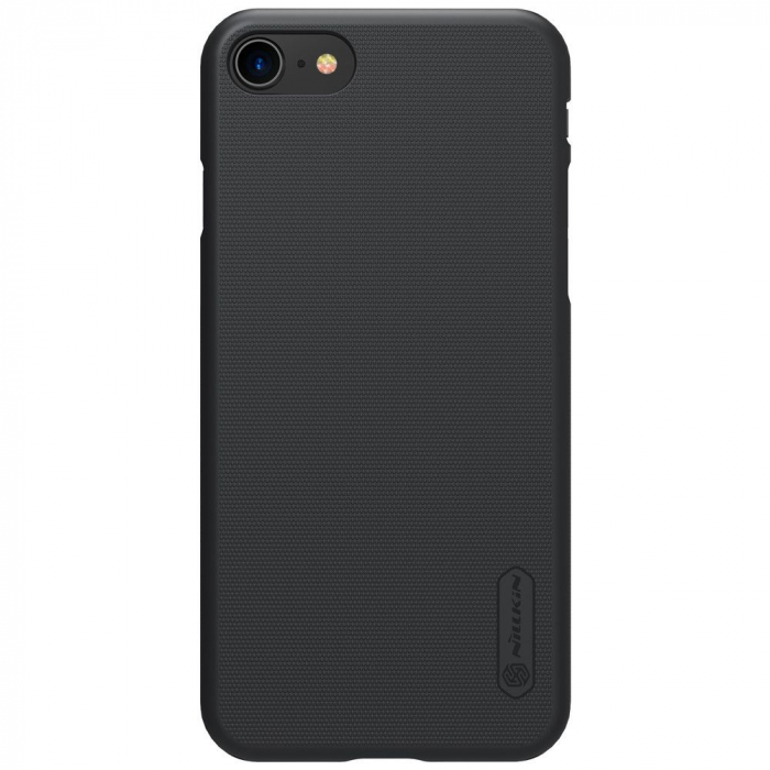 Husa iPhone 7 / 8 / SE 2 (2020), Nillkin Super Frosted Shield, Negru [2]
