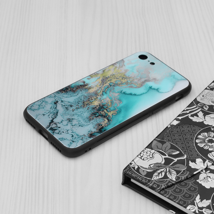 Husa iPhone 7, Glaze Series, Blue Ocean [3]