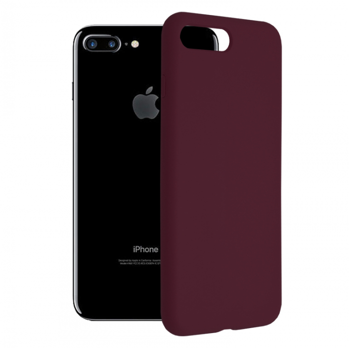 Husa iPhone 7 Plus / 8 Plus, Soft Edge Silicone, Plum Violet [1]