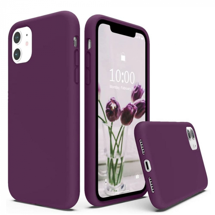 Husa iPhone 7 Plus / 8 Plus, Soft Edge Silicone, Plum Violet [6]