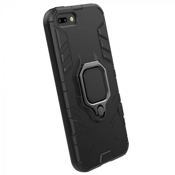 Husa iPhone 7 Plus, Techsuit Shield Ring, Negru [5]