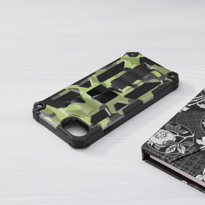 Husa iPhone 7 / SE 2 (2020), Techsuit Blazor, Camo Lime [5]