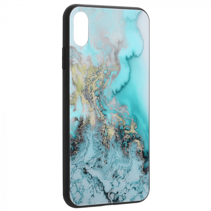 Husa iPhone X / XS,Glaze Series, Blue Ocean [2]