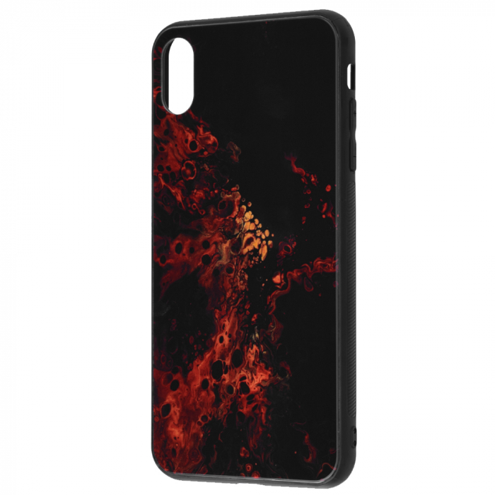 Husa iPhone X / XS, Glaze Series, Red Nebula [4]