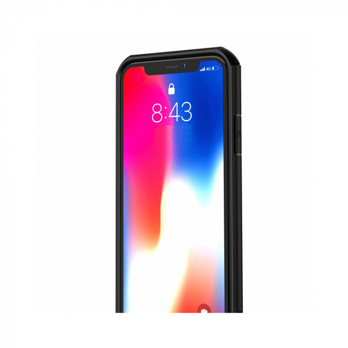 Husa iPhone XR, Techsuit CarbonFuse, Negru [10]