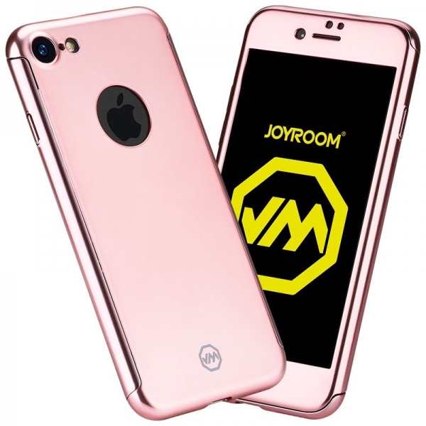 Husa Joyroom 360 + folie sticla iPhone 6 Plus / 6S Plus, Rose Gold [1]