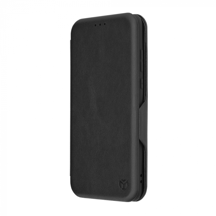 Husa magnetica tip carte Huawei P30 Lite, Safe Wallet Plus, Negru [2]