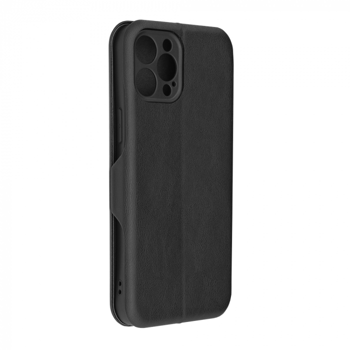 Husa magnetica tip carte iPhone 12 Pro Max, Safe Wallet Plus, Negru [5]