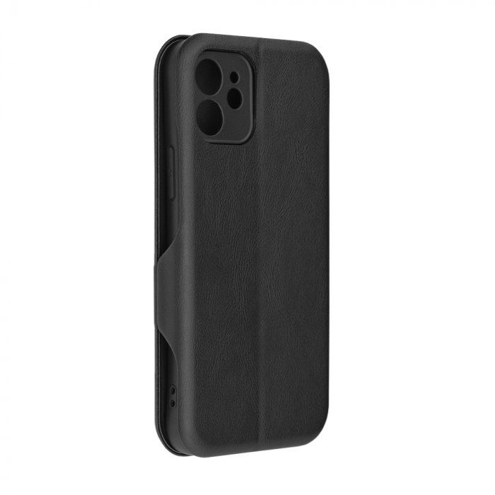 Husa magnetica tip carte iPhone 12, Safe Wallet Plus, Negru [5]