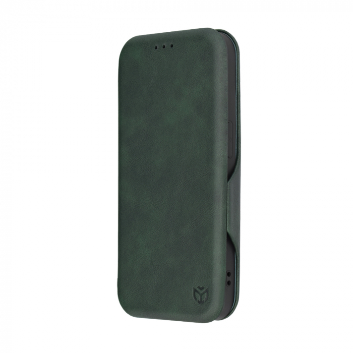 Husa magnetica tip carte iPhone 14 Pro, Safe Wallet Plus, Green [6]