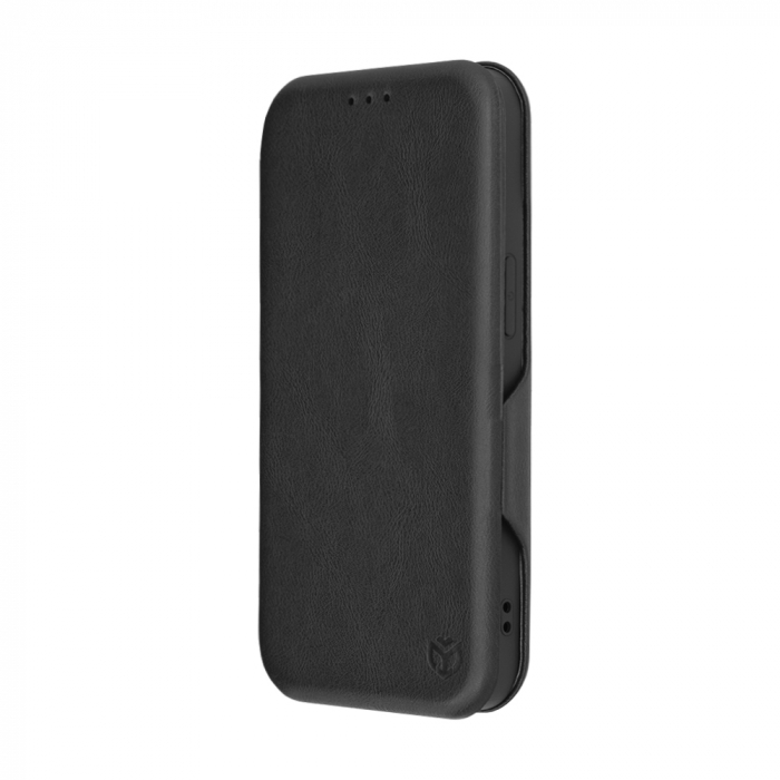 Husa magnetica tip carte iPhone 14, Safe Wallet Plus, Negru [6]