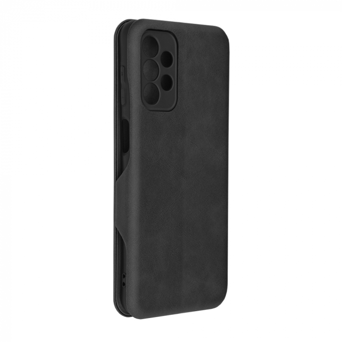 Husa magnetica tip carte Samsung Galaxy A23 4G / A23 5G, Safe Wallet Plus, Negru [6]