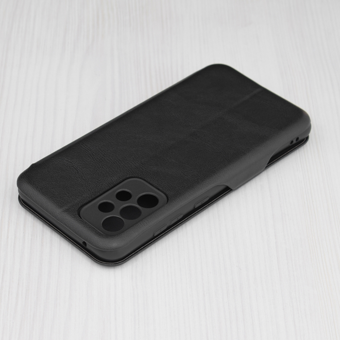 Husa magnetica tip carte Samsung Galaxy A52 4G / A52 5G, Safe Wallet Plus, Negru [2]