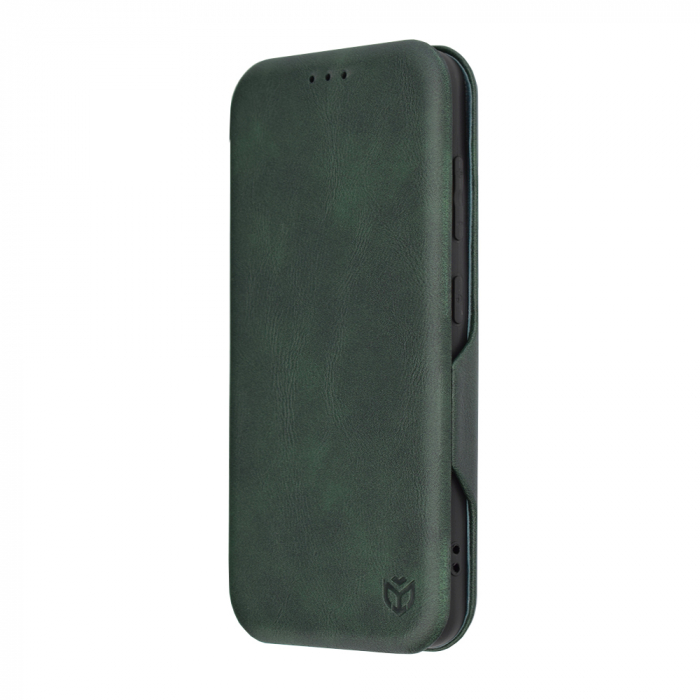 Husa magnetica tip carte Samsung Galaxy S23, Safe Wallet Plus, Green [5]